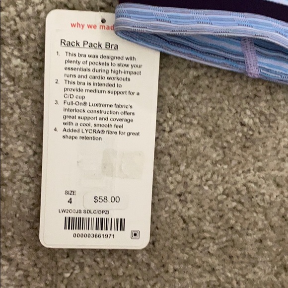 Lululemon Rack Pack, size 4 - Picture 3 of 4